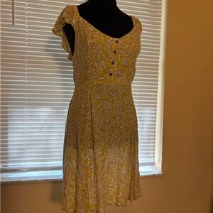 Billabong Yellow “ Forever Yours “ Mini Dress